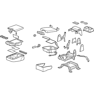 GM 15903927 Seat Assembly 15903927 GM Seat Assembly Illustration 1 of 1