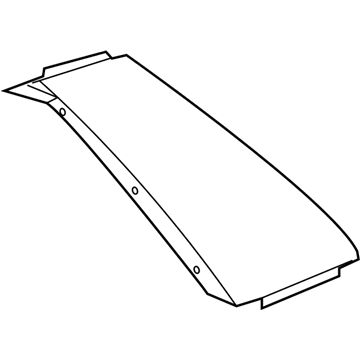 22724565 GM Pillar Molding, Driver Side Illustration 1 of 1