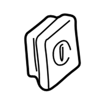 GM 10425294 Release Handle 10425294 GM Release Handle Illustration 1 of 1
