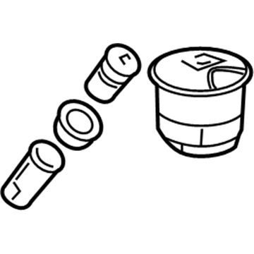 19214042 GM Ashtray Assembly Illustration 1 of 1