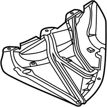 GM 10438904 Fuel Tank Strap, Passenger Side 10438904 GM Fuel Tank Strap, Passenger Side Illustration 1 of 1