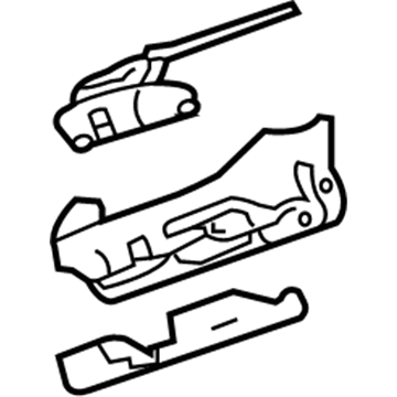 20817708 GM Latch Assembly Illustration 1 of 1