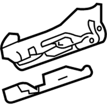 GM 19169304 Cover, Rear 19169304 GM Cover, Rear Illustration 1 of 1