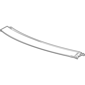 84960170 GM Applique, Windshield Reveal Molding Illustration 1 of 1