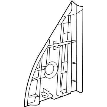Chevy Aveo Mirror Cover - 96543129