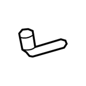 GM 15282519 Washer Nozzle, Driver Side 15282519 GM Washer Nozzle, Driver Side Illustration 1 of 1