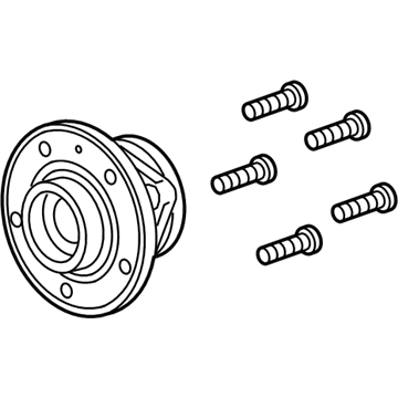 Chevy 13543412 Rear Hub & Bearing