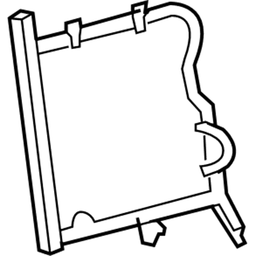 GM 88949331 Seat Back Frame 88949331 GM Seat Back Frame Illustration 1 of 1