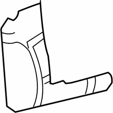 GM 88949424 Seat Back Pad, Driver Side 88949424 GM Seat Back Pad, Driver Side Illustration 1 of 1