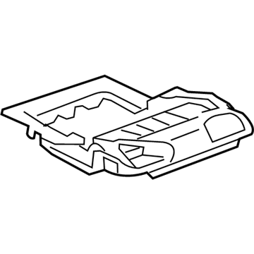 GM 89043623 Cushion Frame 89043623 GM Cushion Frame Illustration 1 of 1