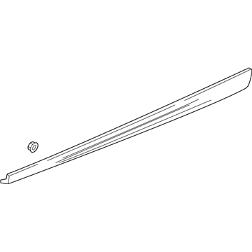 23372747 GM Rocker Molding, Driver Side Illustration 1 of 1