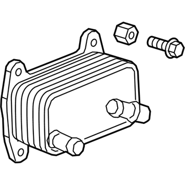 GM 12693957 Oil Cooler 12693957 GM Oil Cooler Illustration 1 of 1