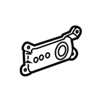 20852708 GM Accessory Panel, Black Illustration 1 of 1