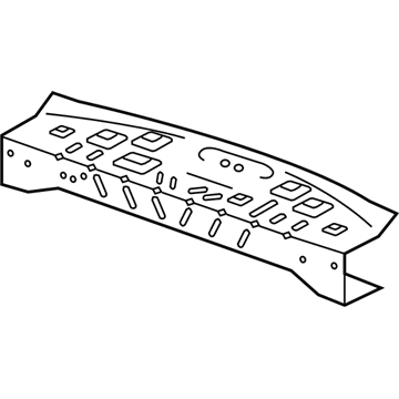 GM 23473864 Rear Cross Bar 23473864 GM Rear Cross Bar Illustration 1 of 1