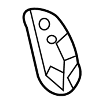 GM 20938280 Reinforcement, Rear Driver Side 20938280 GM Reinforcement, Rear Driver Side Illustration 1 of 1