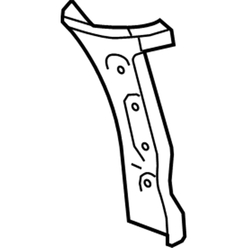 GM 20938276 Tail Lamp Pocket, Driver Side 20938276 GM Tail Lamp Pocket, Driver Side Illustration 1 of 1