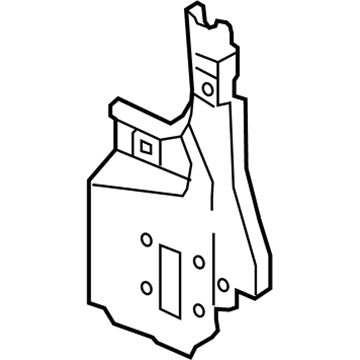 GM 22979298 Corner Panel, Rear Passenger Side 22979298 GM Corner Panel, Rear Passenger Side Illustration 1 of 1