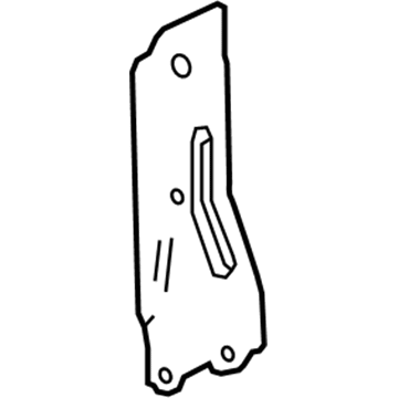 GM 25830265 Extension Panel, Rear Outer Driver Side 25830265 GM Extension Panel, Rear Outer Driver Side Illustration 1 of 1