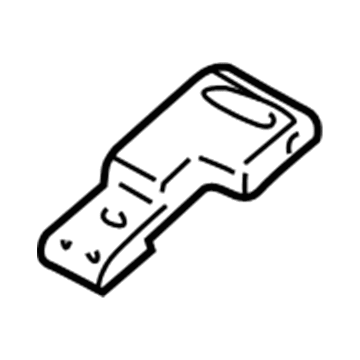 Pontiac 12363047 Latch Bracket