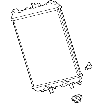 Chevy 23429489 Auxiliary Radiator