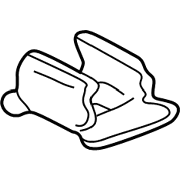 GM 10401038 Molding Retainer 10401038 GM Molding Retainer Illustration 1 of 1