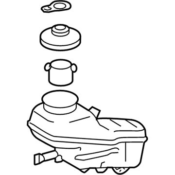 Pontiac Brake Master Cylinder Reservoir - 19205192