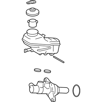 Pontiac Brake Master Cylinder Repair Kit - 19205191