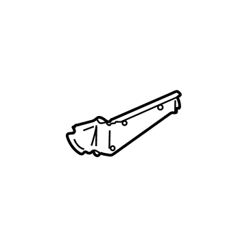 21018600 GM Reinforcement, Passenger Side Illustration 1 of 1