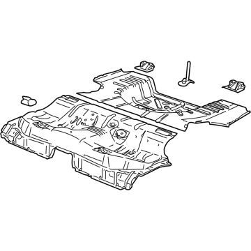 Saturn L100 Floor Pan - 22687886