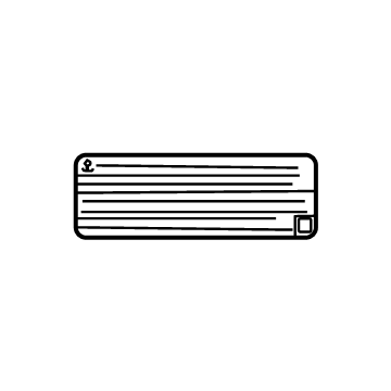 Cadillac 84699160 Caution Label