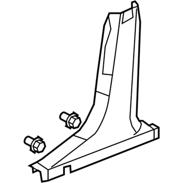 Chevy 25946386 Lower Center Pillar Trim