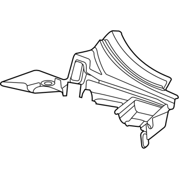 Chevy 84225440 Rear Duct