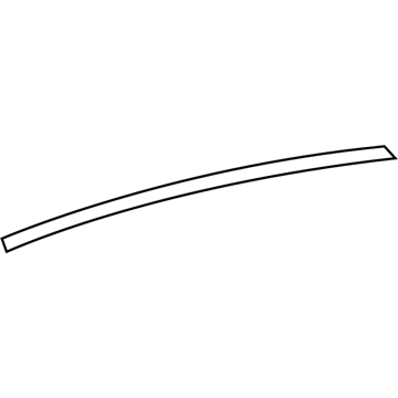 84205393 GM Reveal Molding, Rear Driver Side Illustration 1 of 1