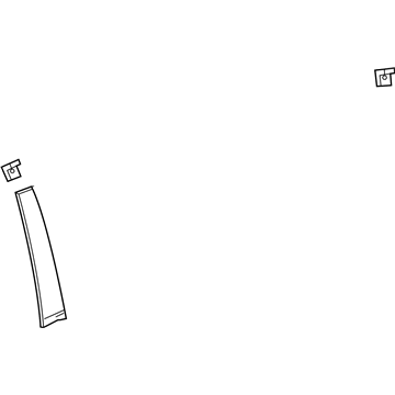 GM 84258761 Applique, Rear Passenger Side 84258761 GM Applique, Rear Passenger Side Illustration 1 of 1