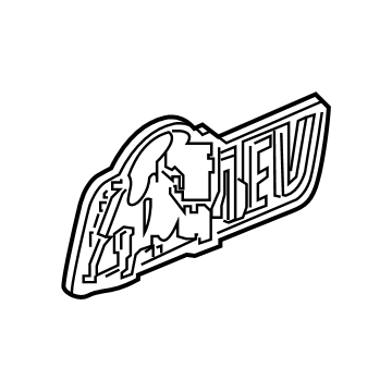 GM 84211000 Nameplate 84211000 GM Nameplate Illustration 1 of 1