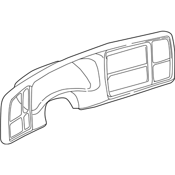 Chevy 15073675 Cluster Bezel