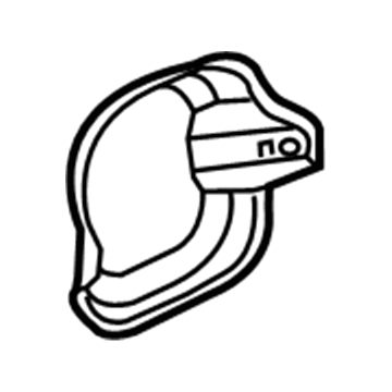 GM 13267303 Heat Shield 13267303 GM Heat Shield Illustration 1 of 1