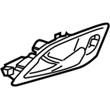 20999024 GM Handle, Inside, Driver Side Illustration 1 of 1