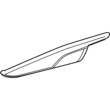22758567 GM Applique, Front Passenger Side Illustration 1 of 1