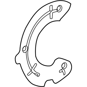 Chevy Corvette Backing Plate - 23446731