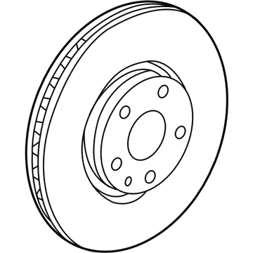 GM 20981823 Rotor, Front 20981823 GM Rotor, Front Illustration 1 of 1