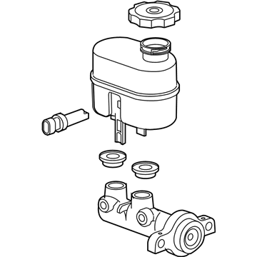 Chevy Silverado 2500 HD Brake Master Cylinder Repair Kit - 19209203