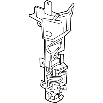 GM 84126422 Side Baffle, Passenger Side 84126422 GM Side Baffle, Passenger Side Illustration 1 of 1