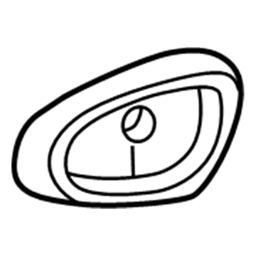 22666510 GM Handle Bezel, Passenger Side Illustration 1 of 1