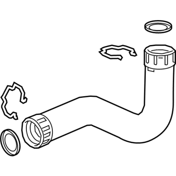 84639791 GM Intercooler Hose Illustration 1 of 1