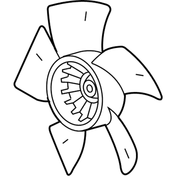 Cadillac SRX Cooling Fan Assembly - 89022528