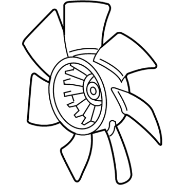 Cadillac SRX Cooling Fan Assembly - 89022529