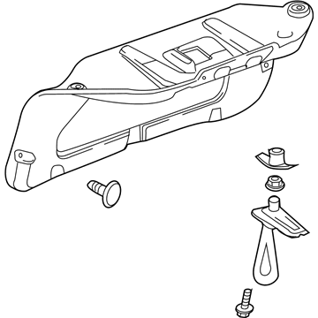25977727 GM Trunk Trim, Rear Illustration 1 of 1
