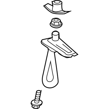 10392674 GM Pull Strap, Rear Illustration 1 of 1