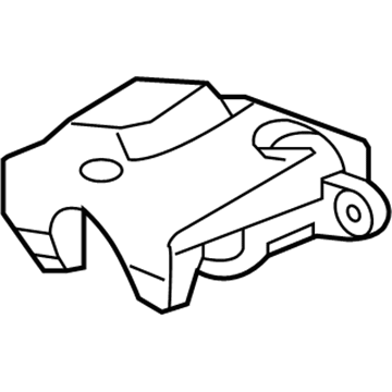GM 13510092 Caliper, Rear Passenger Side 13510092 GM Caliper, Rear Passenger Side Illustration 1 of 1